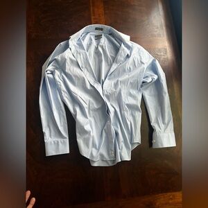 Light Blue Trim Fit Men's Shirt Banana Republic